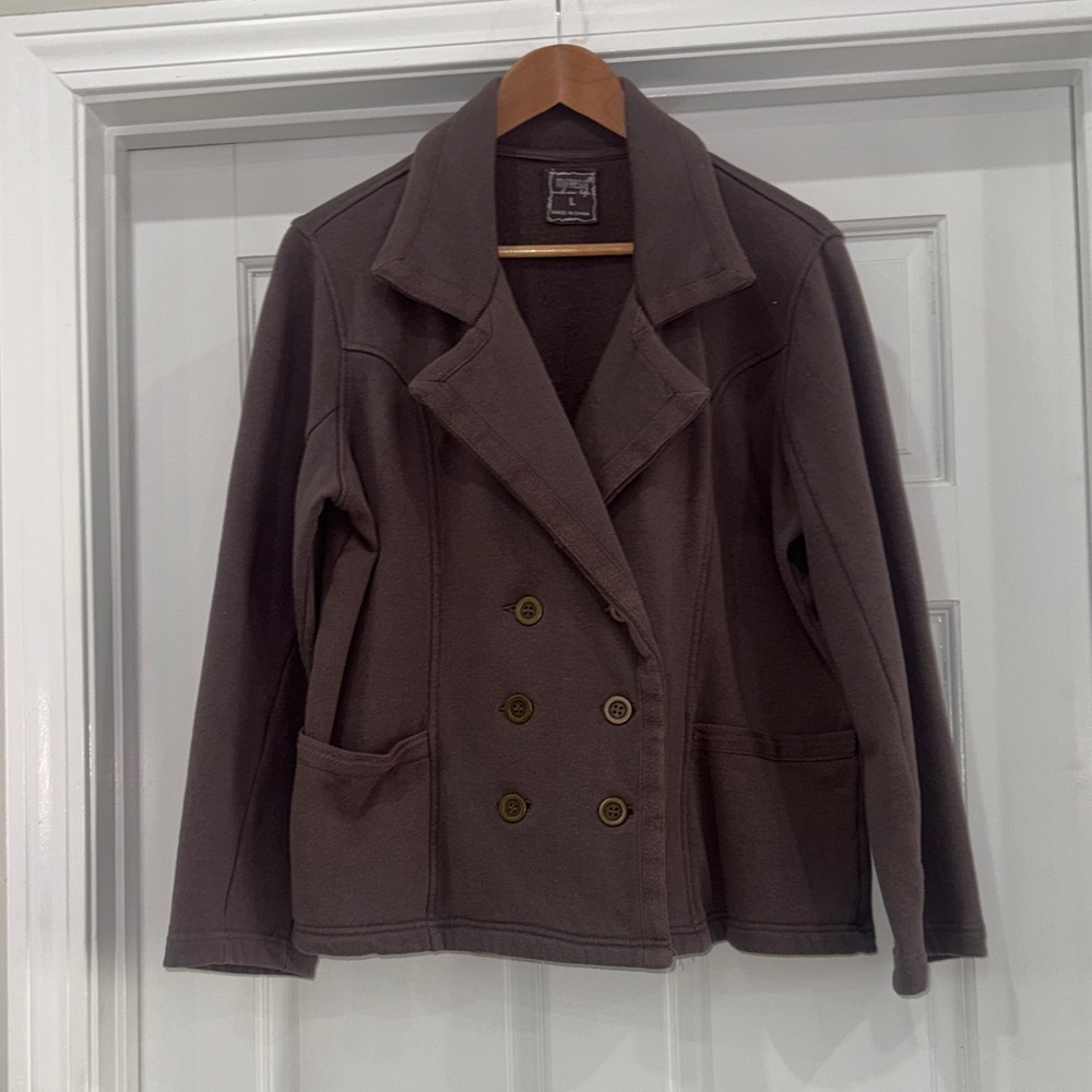 Mifresia inhale life Double-Breasted Women's Jacket in Dusty Brown